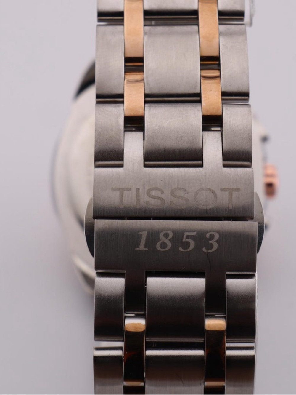 NEW Tissot 1853 Couturier Tachymeter Rose Gold & Silver Chronograph Watch In Box - Picture 10 of 11